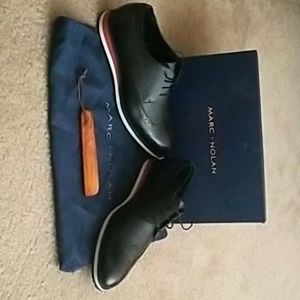 Marc Nolan(Jasper)Black Leather Dress/Causal Shoe